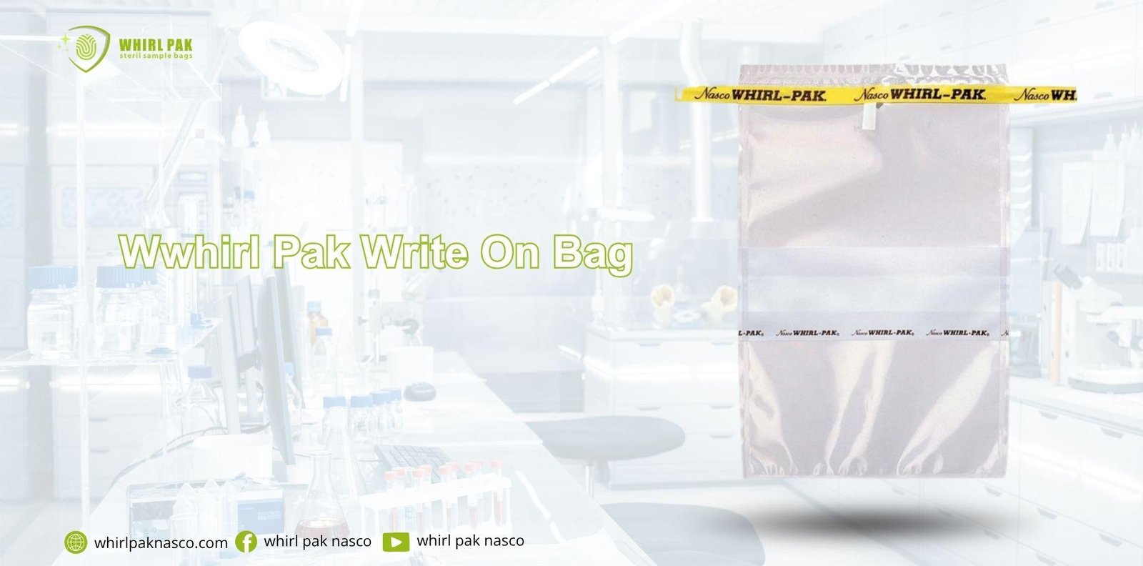 Whirl Pak Write On Bag